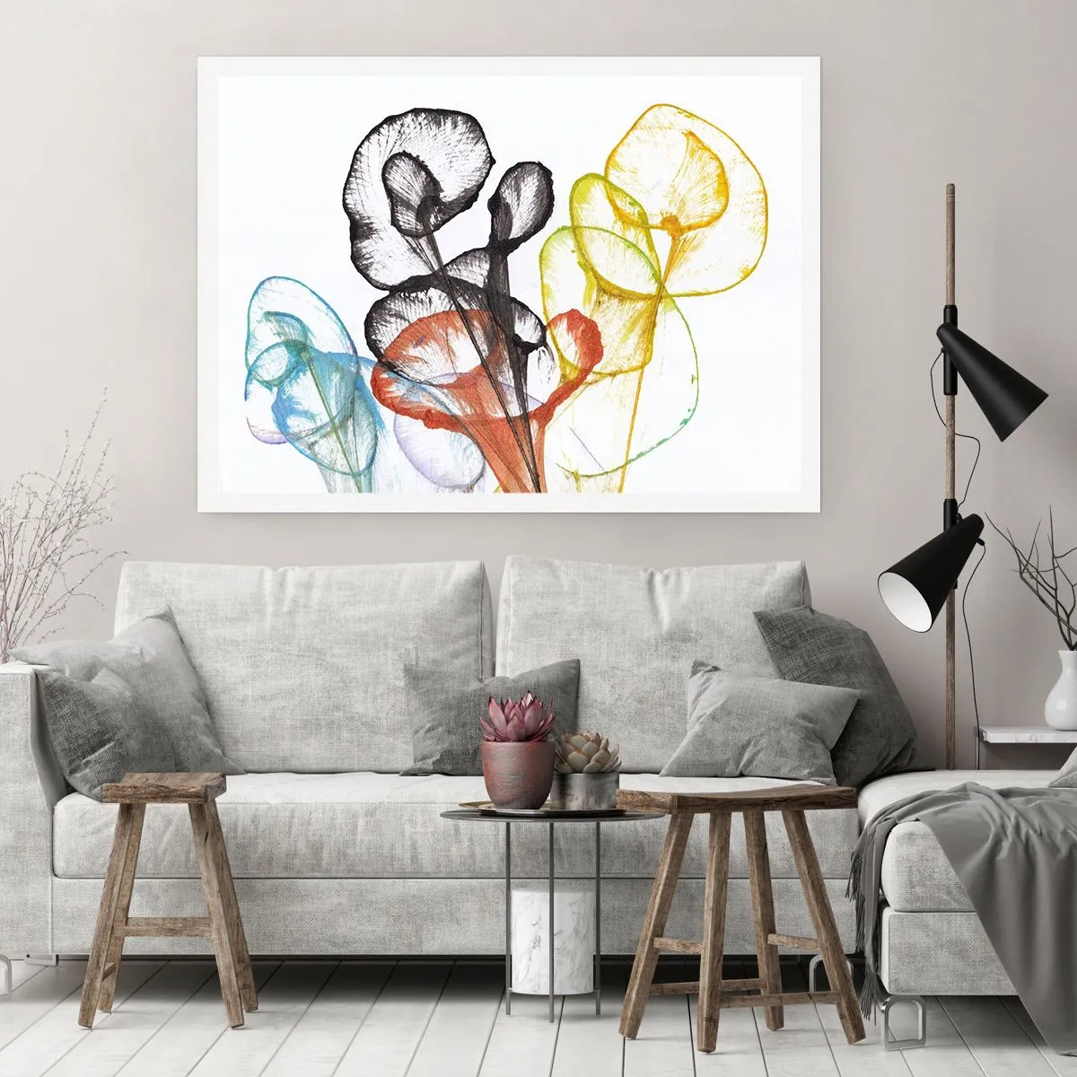 Plakat - Kwiaty z duszą - 40x30 cm