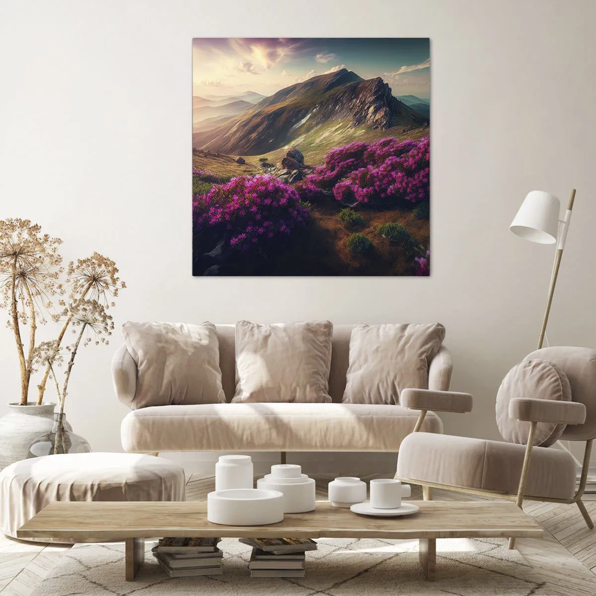 Obraz na płótnie - Lato w górach - 50x50 cm