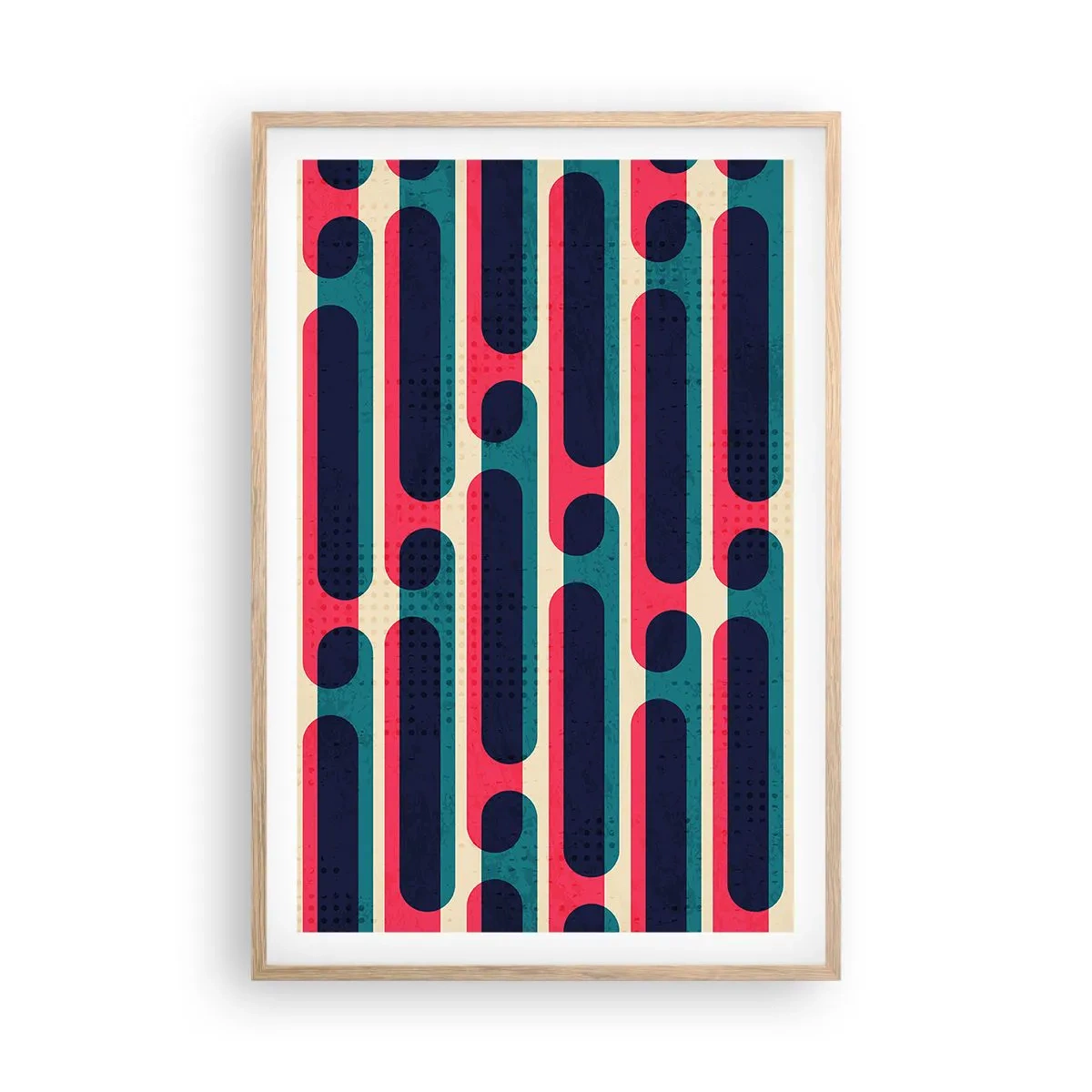 Plakat w ramie jasny dąb - W głąb i do przodu - 61x91 cm