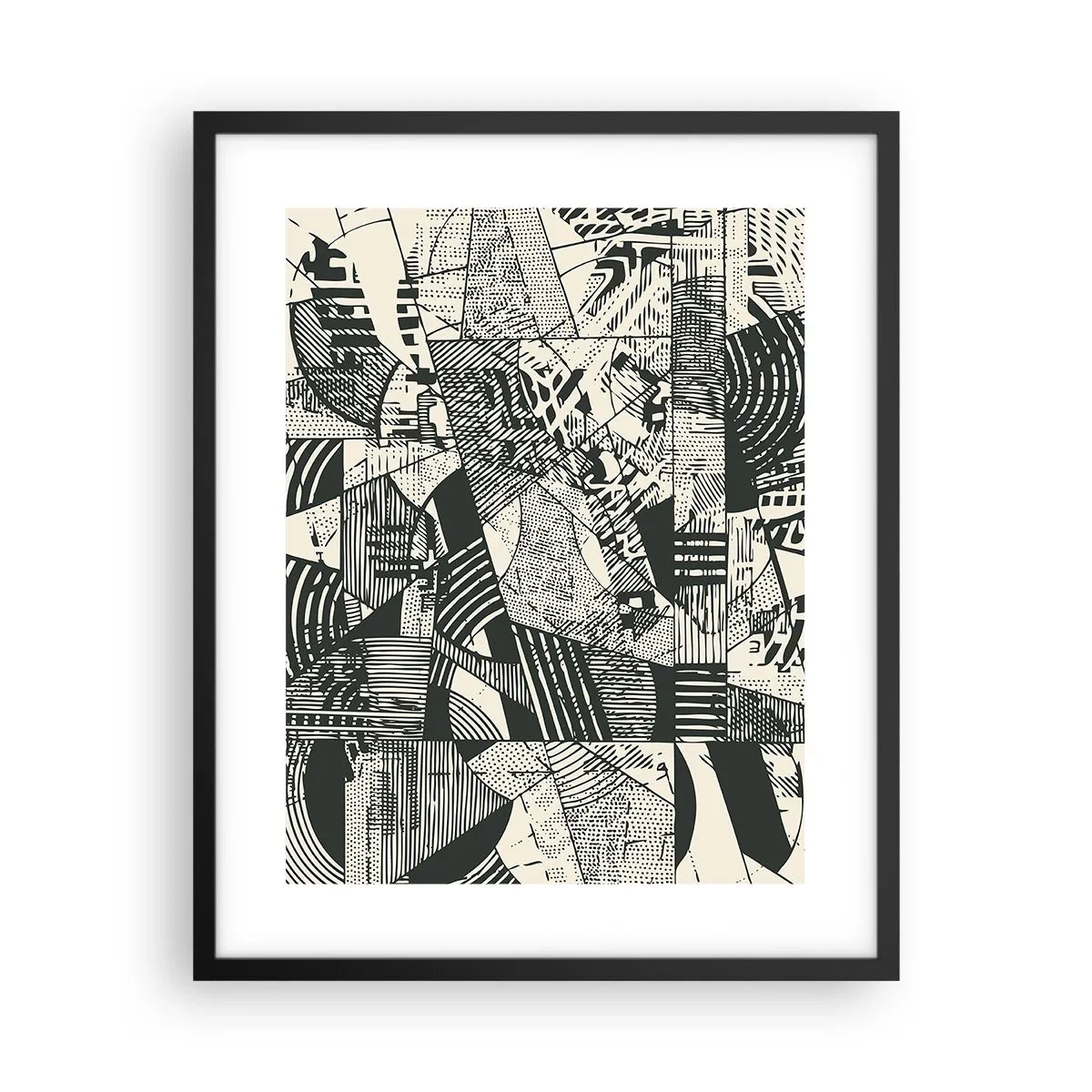 Plakat w czarnej ramie - Dynamika współczesności - 40x50 cm