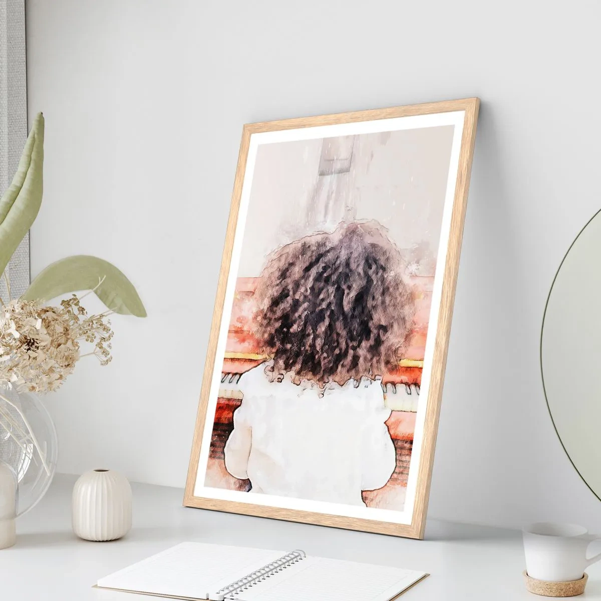 Plakat w ramie jasny dąb - W nowym świecie - 30x40 cm