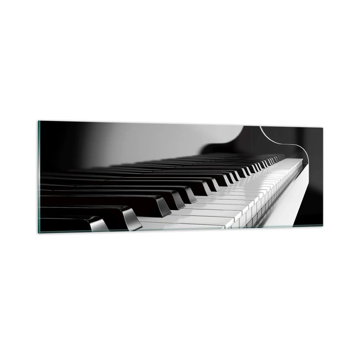 Obraz na szkle - Harmonia kształtów i barw - 90x30 cm