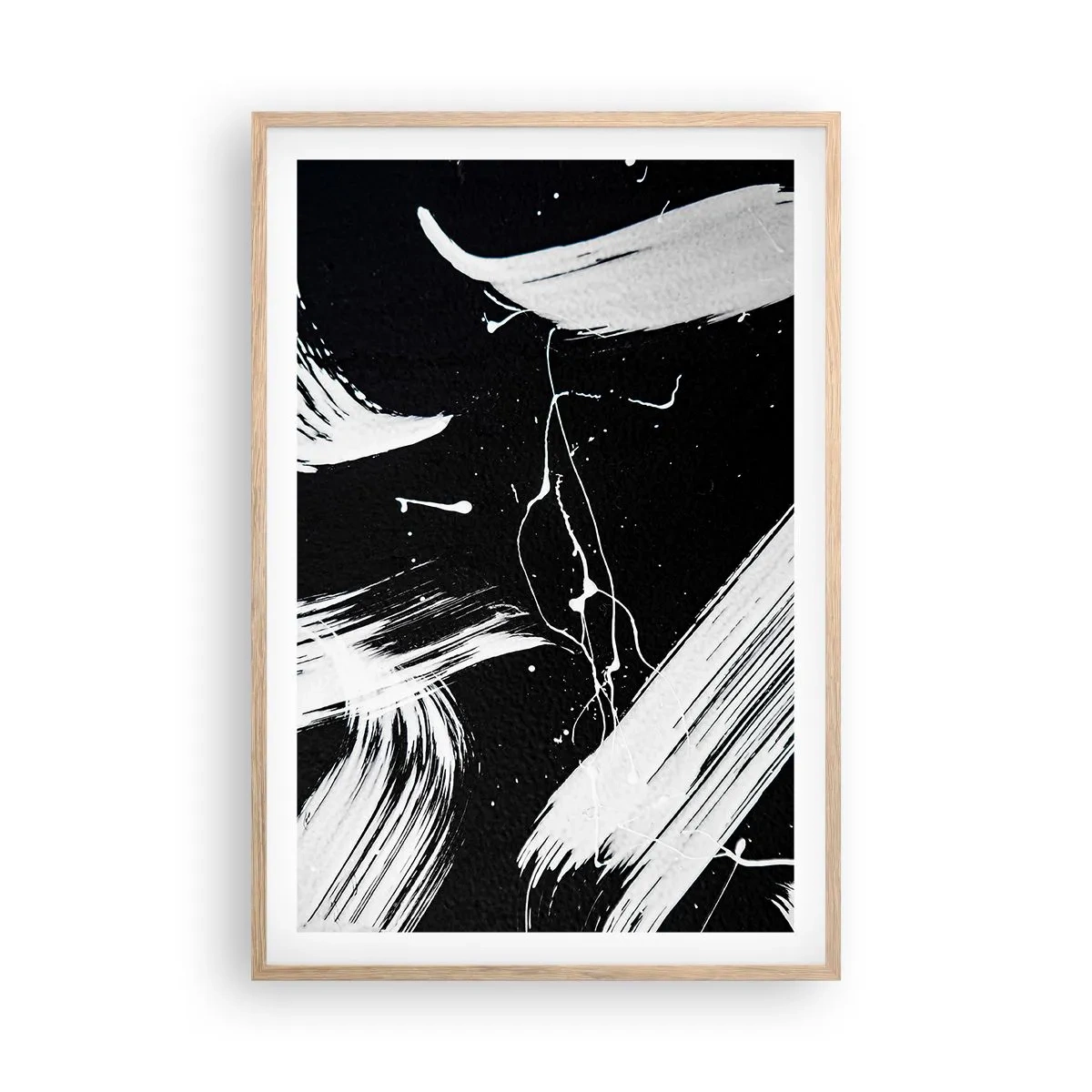 Plakat w ramie jasny dąb - Przełamać mrok - 61x91 cm