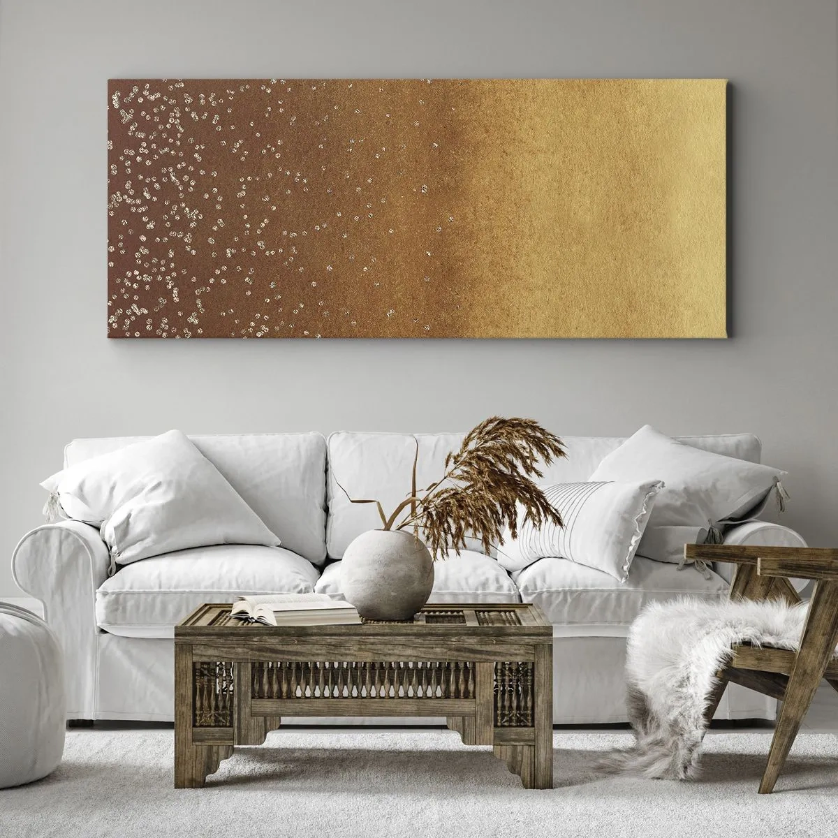 Obraz na płótnie - Narodziny światła - 100x40 cm