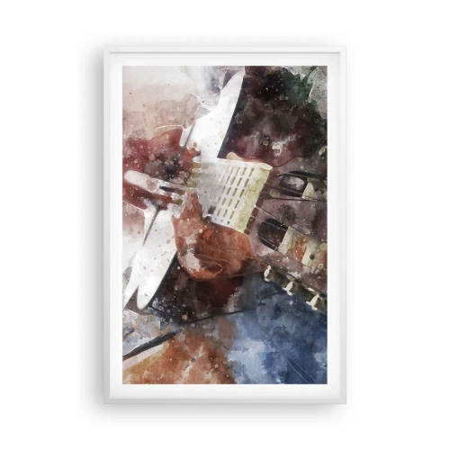 Plakat w białej ramie - I co o tym myślisz? - 61x91 cm