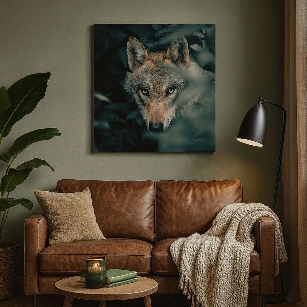 Obraz na płótnie - Łowca - 30x30 cm