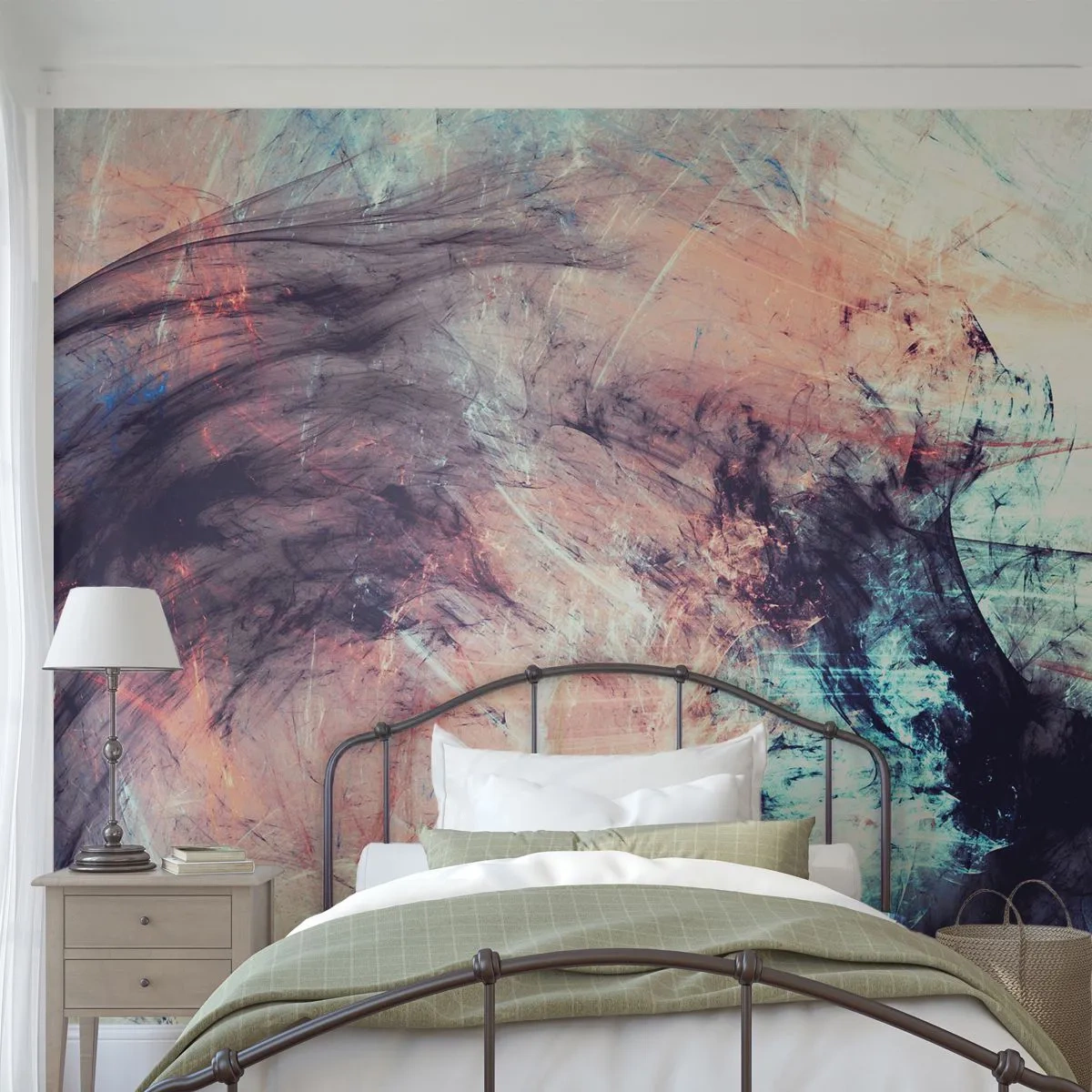 Fototapeta Premium Canvas - Poczuj wiatr - Abstrakcja, Sztuka, Nowoczesny Wzór - 350x256 cm