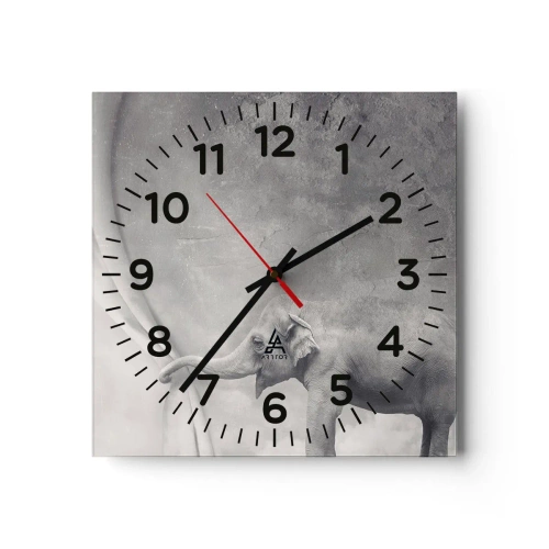 Zegar ścienny - Odsłonić tajemnicę - 30x30 cm