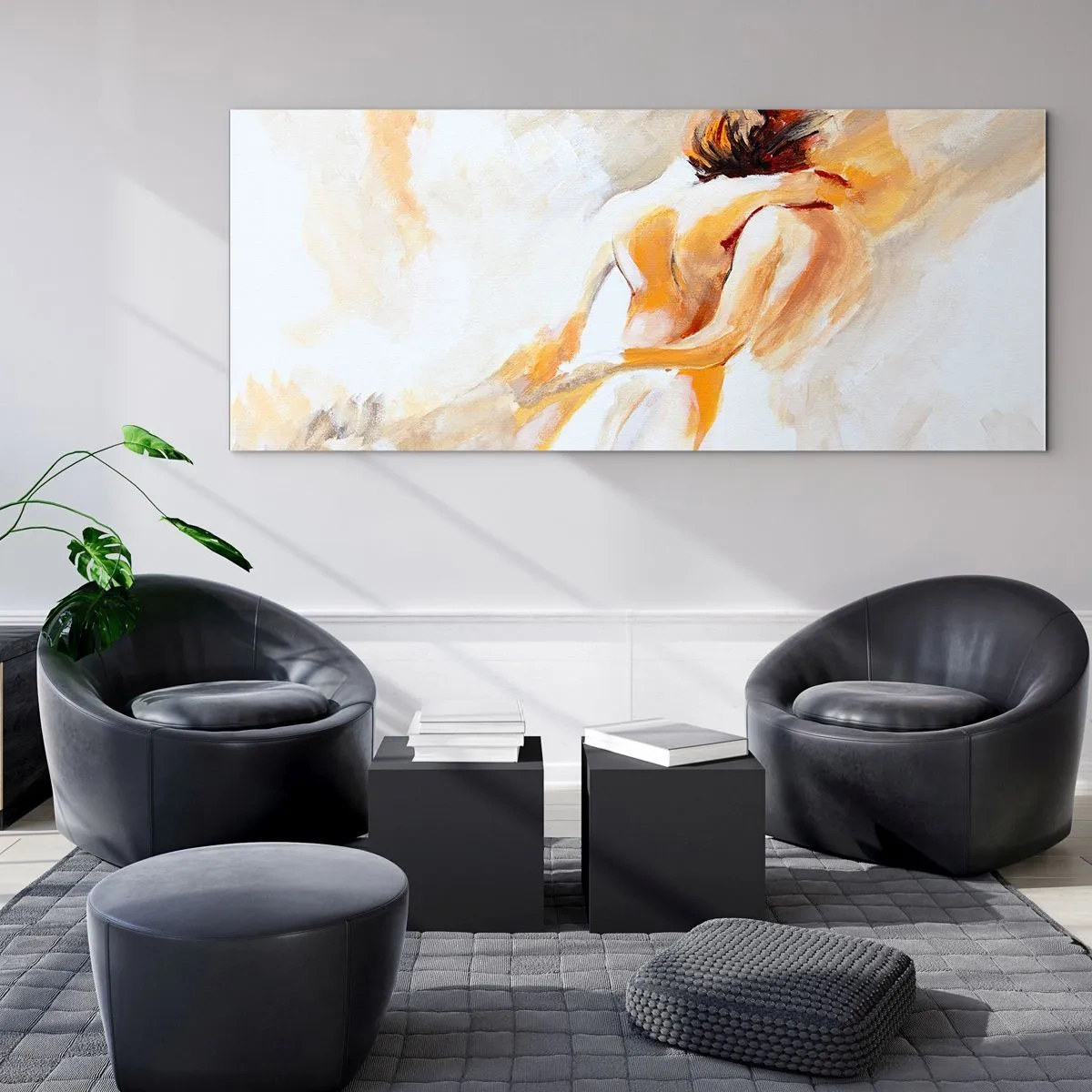 Obraz na szkle - W niebie bliskości - 90x30 cm