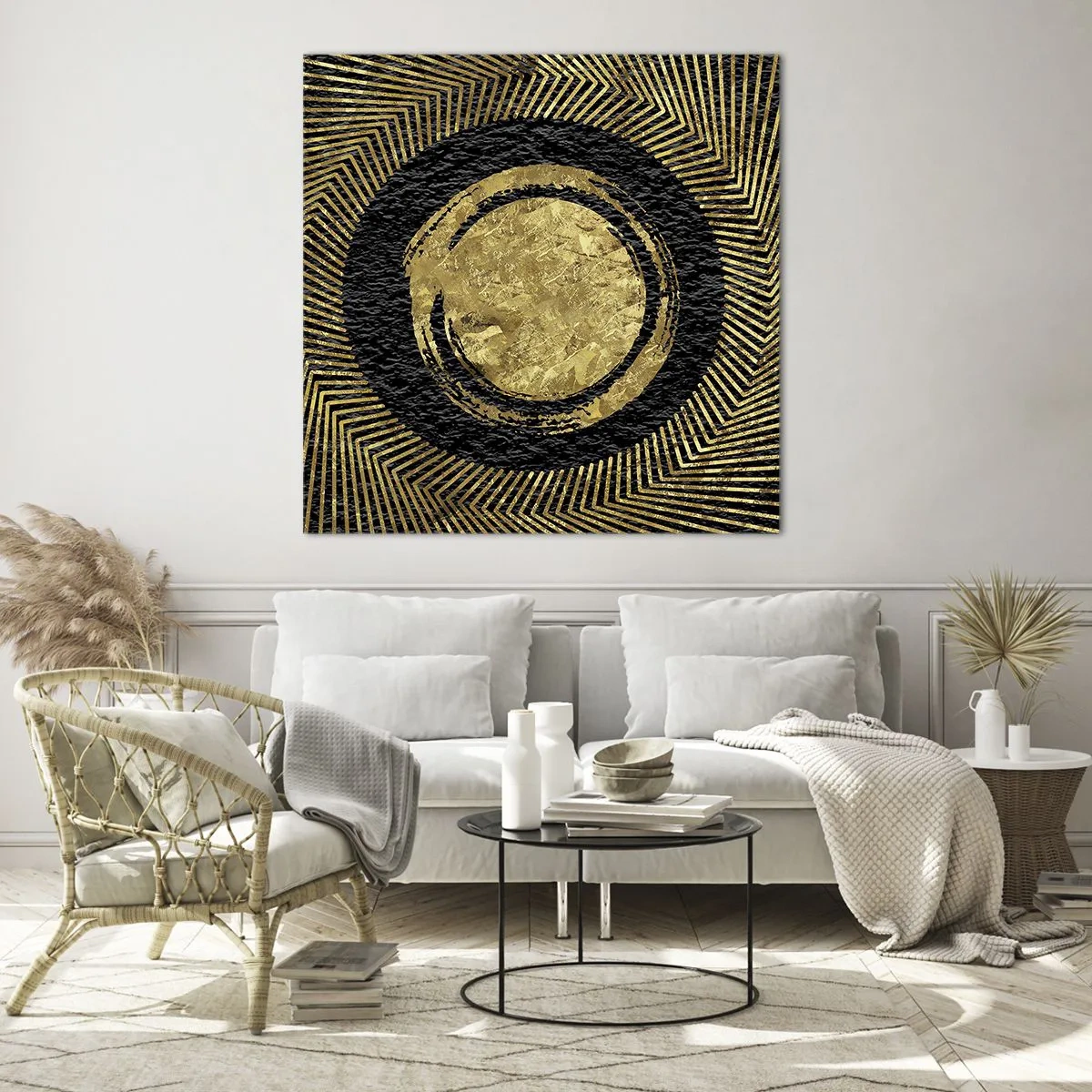 Obraz na szkle - Kompozycja glamour - 60x60 cm