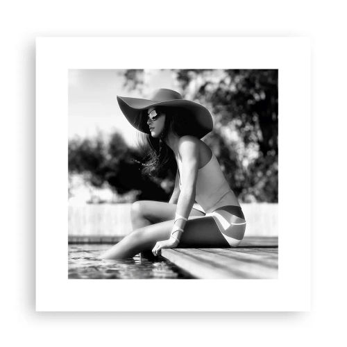 Plakat - Letnie marzenie - 30x30 cm