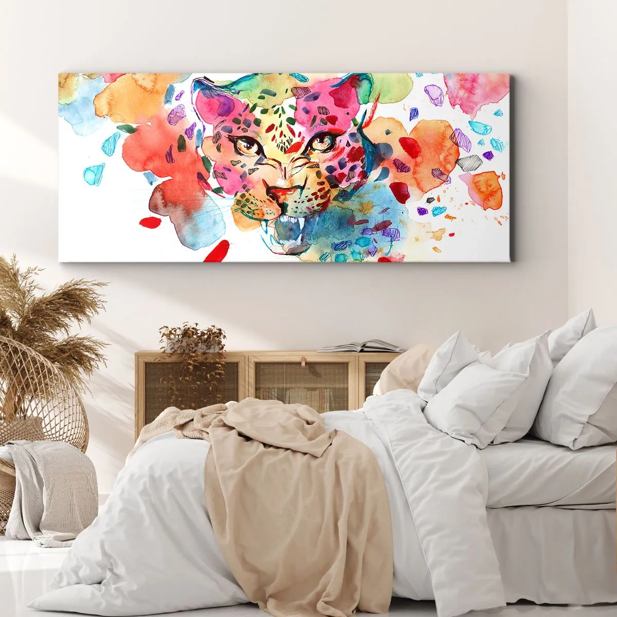 Obraz na płótnie - Piękna i bestia - 100x40 cm