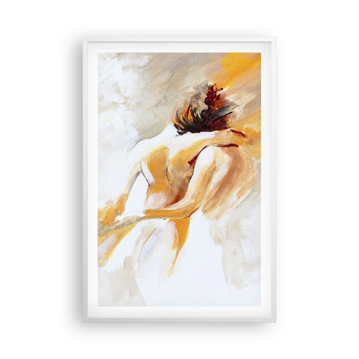 Plakat w białej ramie - W niebie bliskości - 61x91 cm