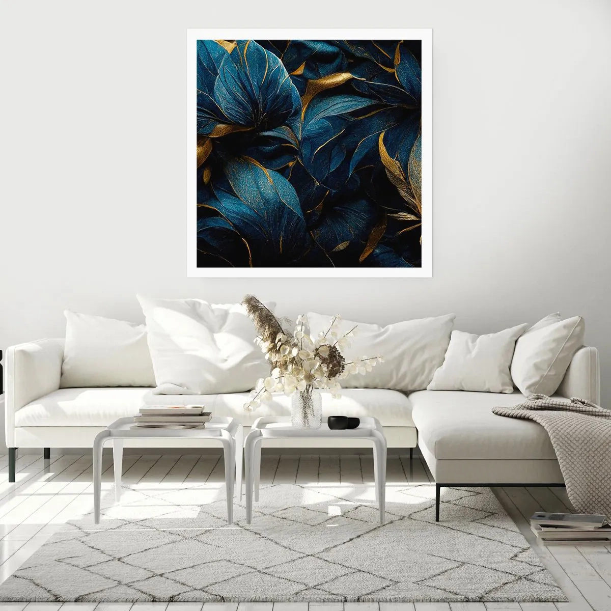 Plakat - Złotem podszyte - 60x60 cm