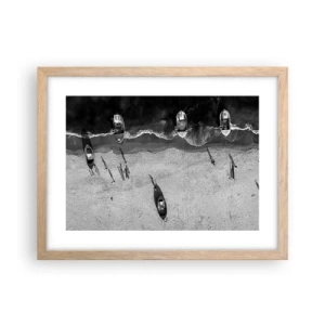 Plakat w ramie jasny dąb - Jeszcze na brzegu… - 40x30 cm