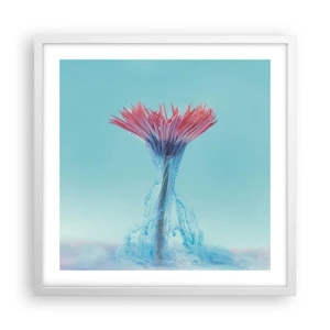 Plakat w białej ramie - W ożywczym objęciu - 50x50 cm