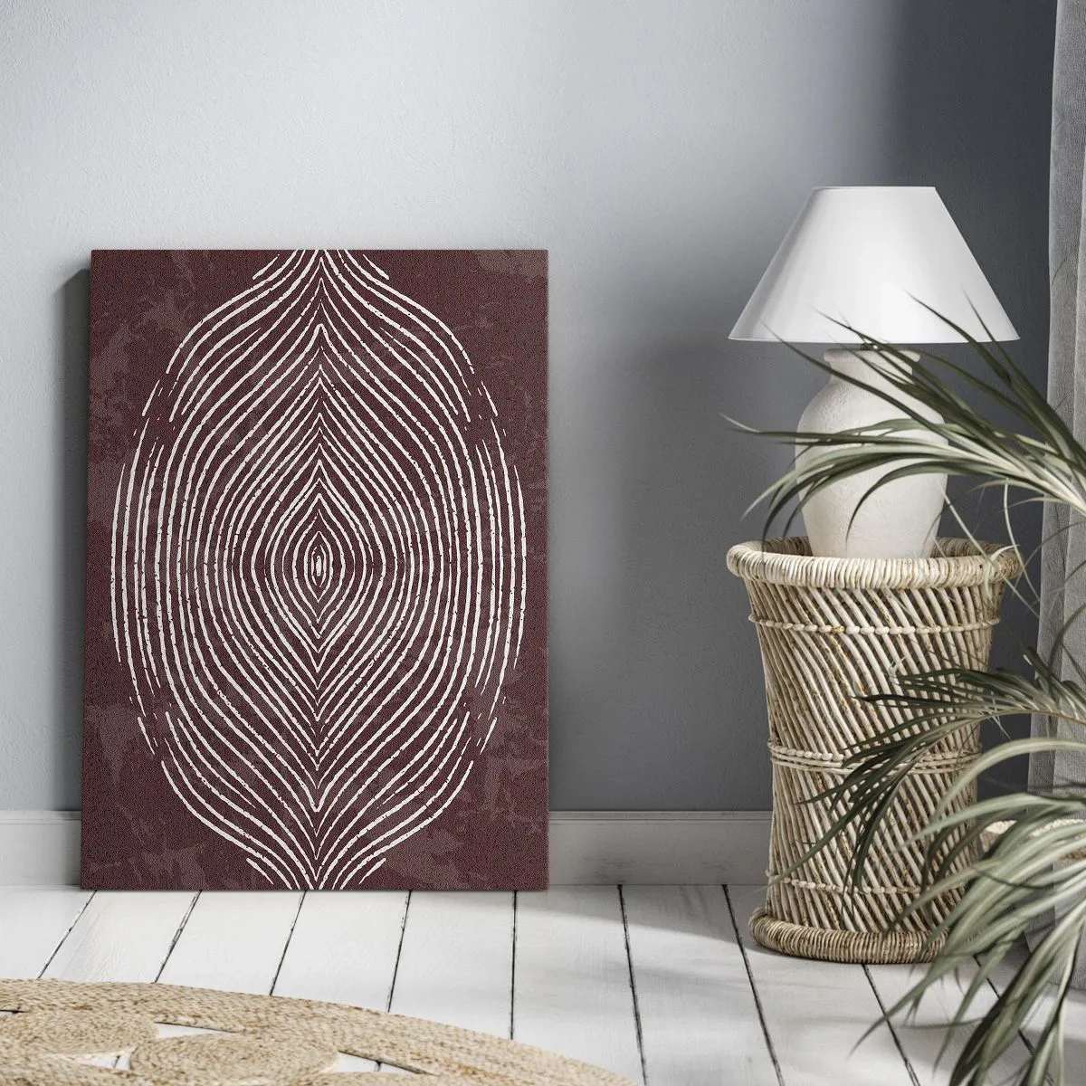 Obraz na płótnie - Przestrzeń mówi - 55x100 cm