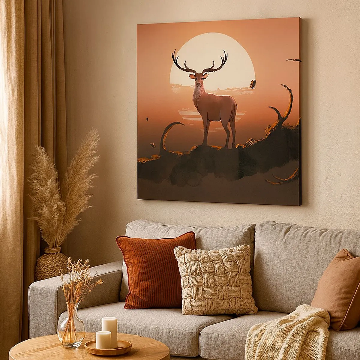 Obraz na płótnie - Ta noc do innych jest niepodobna - 30x30 cm