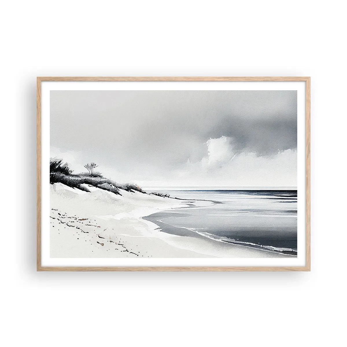 Plakat w ramie jasny dąb - Od zawsze razem - 100x70 cm