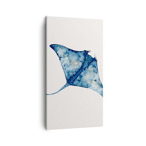 Obraz na płótnie - Życie w błękicie - 45x80 cm