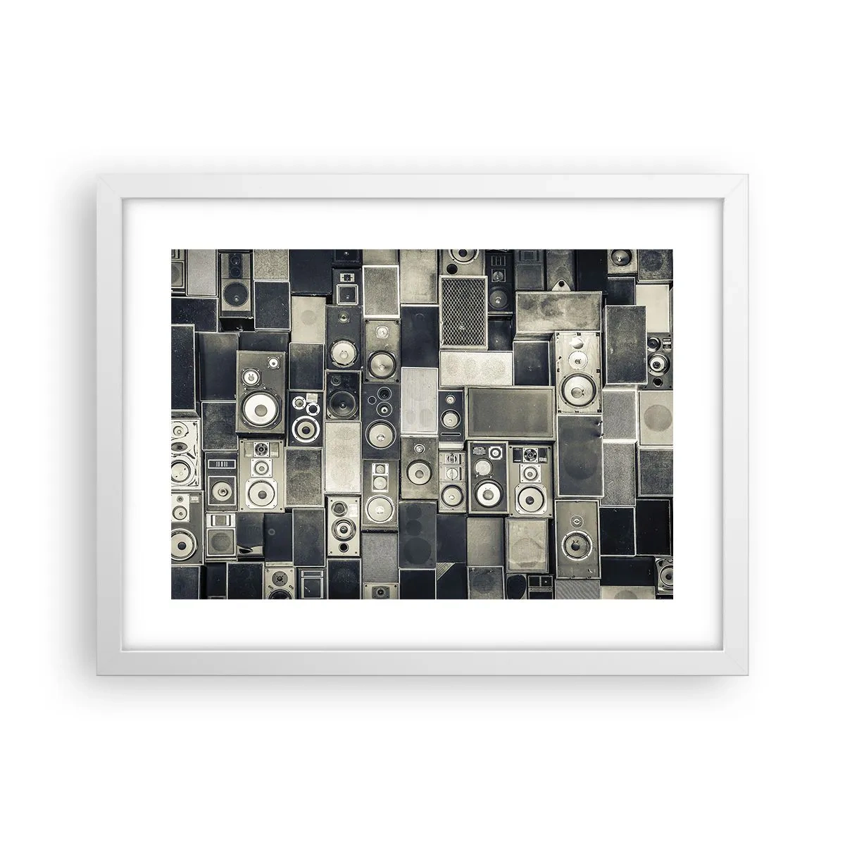 Plakat w białej ramie - I wszystko gra - 40x30 cm