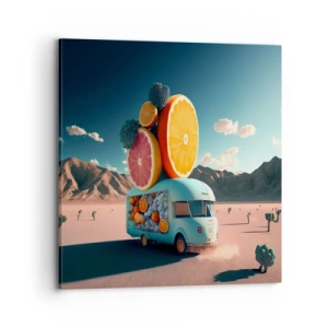 Obraz na płótnie - Smak wakacji - 70x70 cm