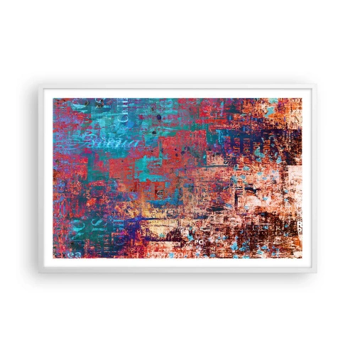 Plakat w białej ramie - Pamięć i niepamięć - 91x61 cm