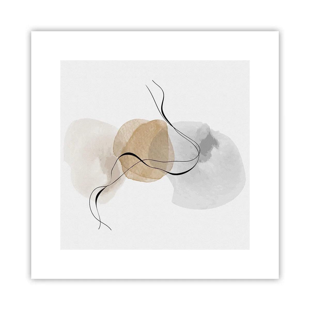 Plakat - Powietrzne paciorki - 30x30 cm