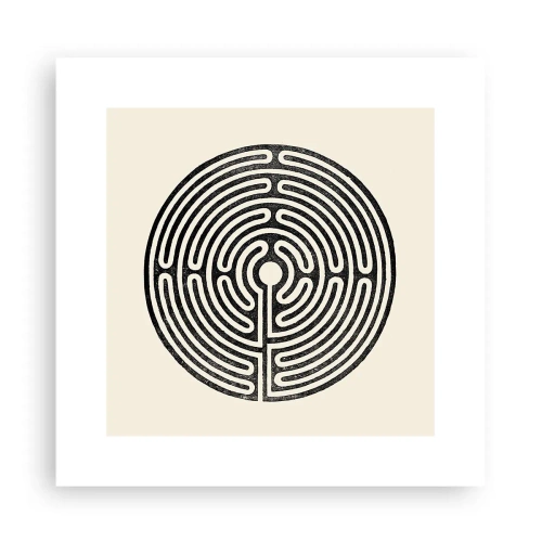 Plakat - Tajemniczy porządek - 30x30 cm