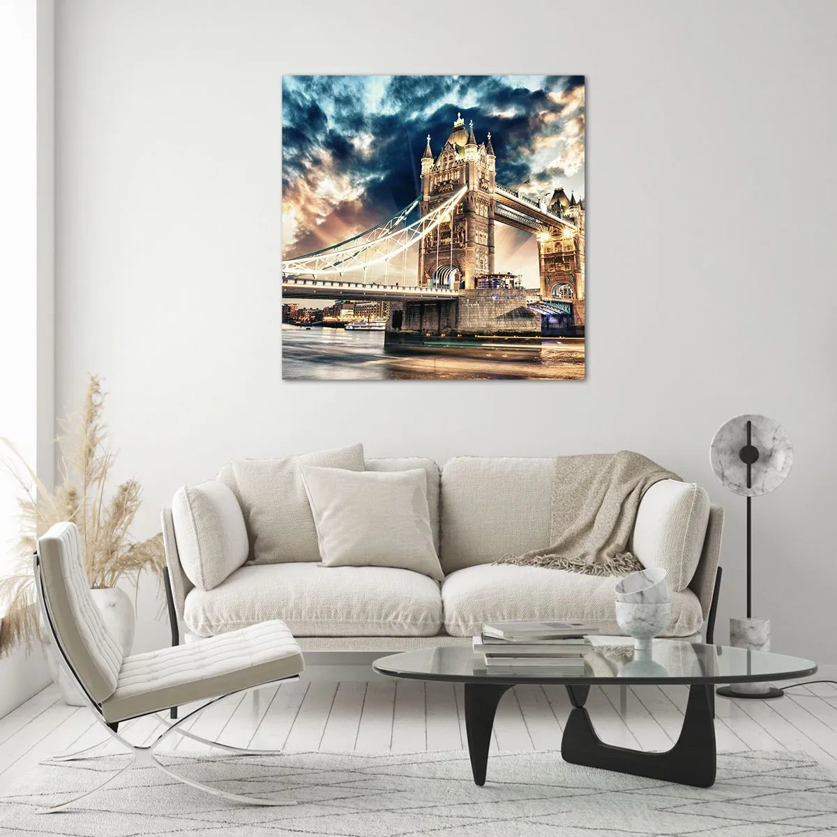 Obraz na szkle - Pomnik wiktoriańskiego imperium - 40x40 cm