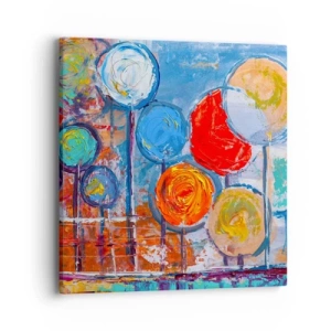 Obraz na płótnie - Cuda na kiju - 40x40 cm