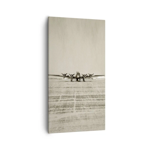 Obraz na płótnie - Jak zawsze gotowy - 55x100 cm