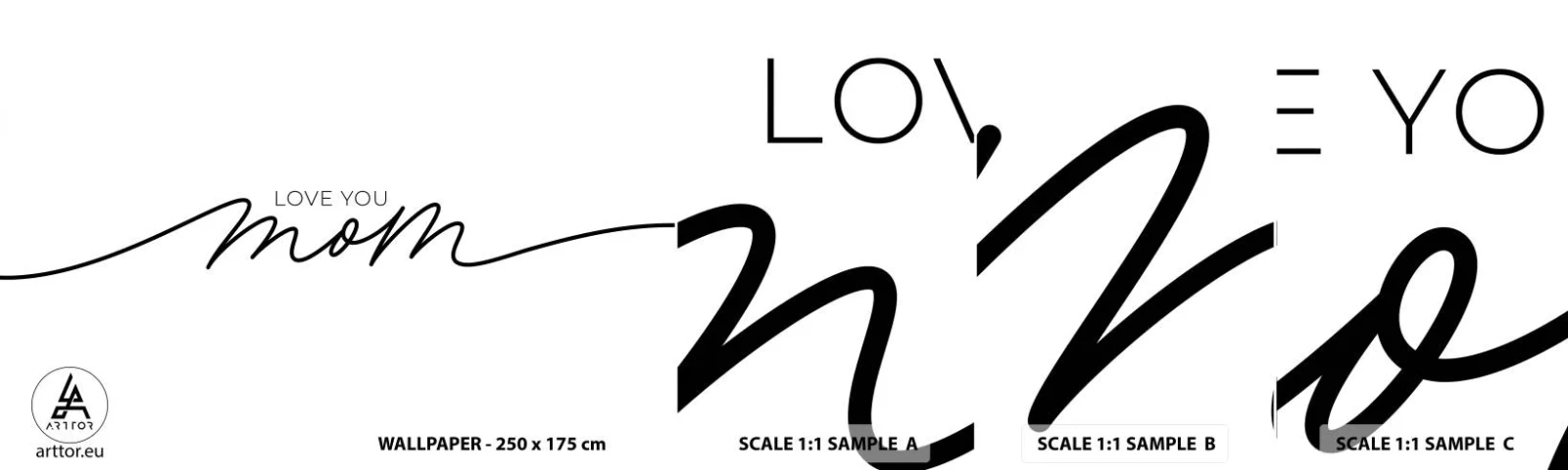 Fototapeta Próbka Samoprzylepna Deluxe Sticker - Wielkie wzruszenie - Typografia, Afirmacja, Maksyma - 100x30 cm