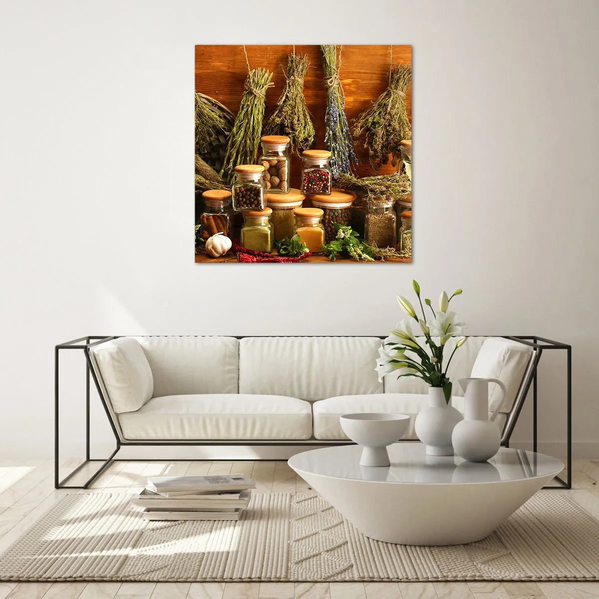 Obraz na szkle - Kuchenne czary - 50x50 cm