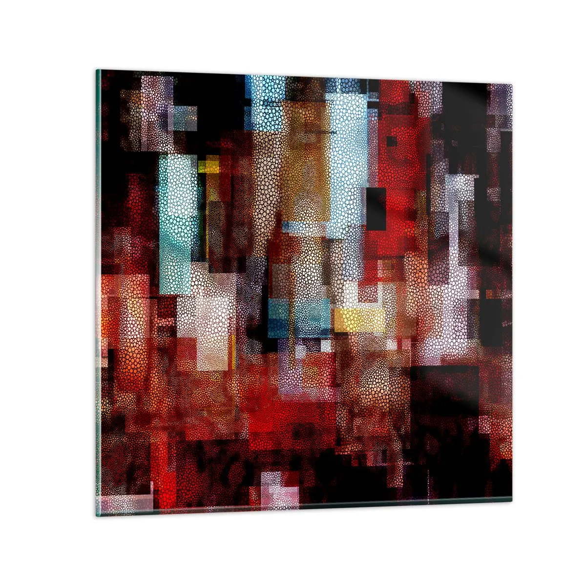 Obraz na szkle - Pomieszanie z poplątaniem - 70x70 cm