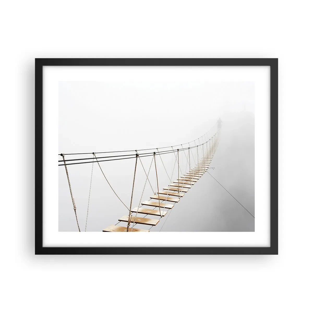 Plakat w czarnej ramie - Dokąd cię zaprowadzi? - 50x40 cm