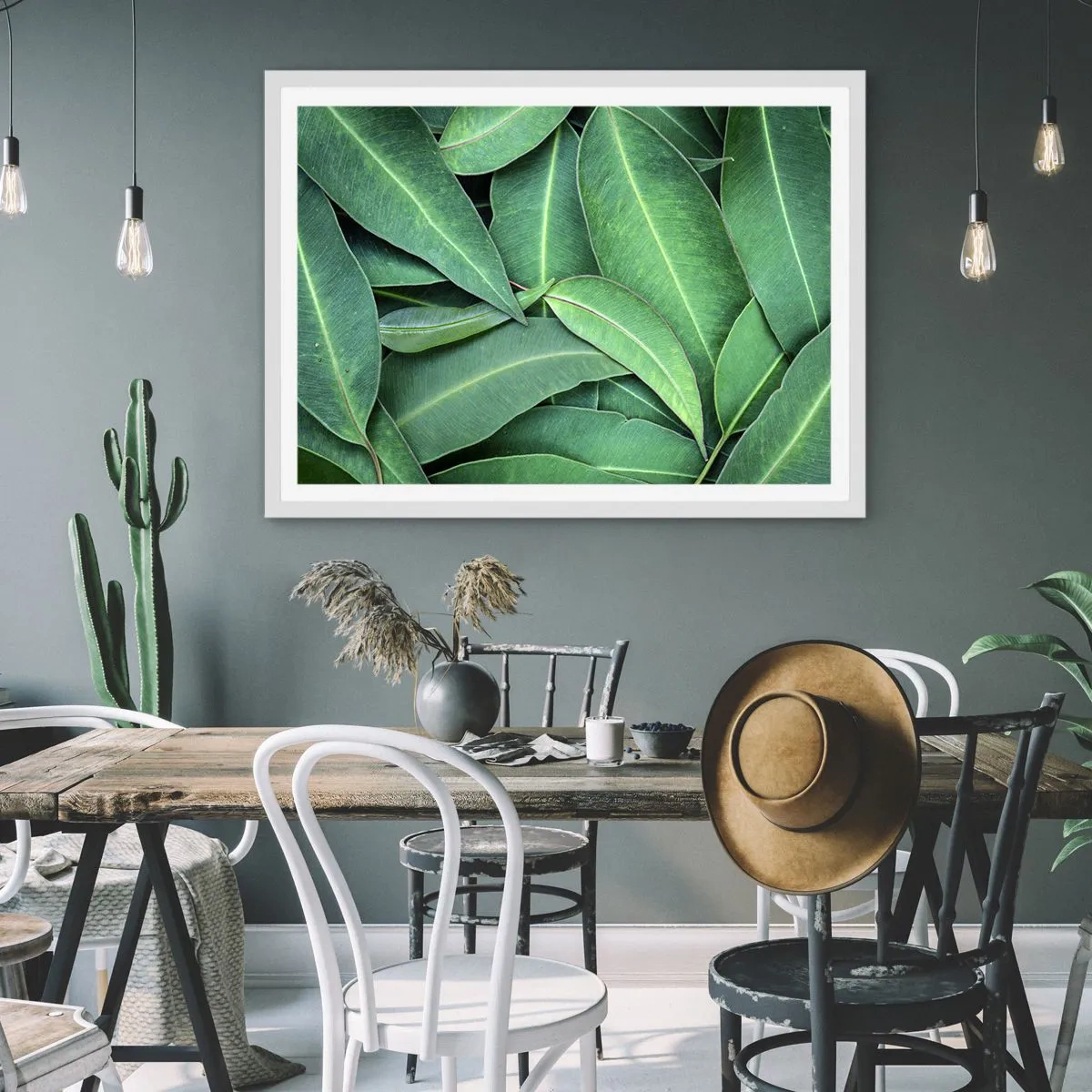 Plakat w białej ramie - Soczyste i świeże - 100x70 cm