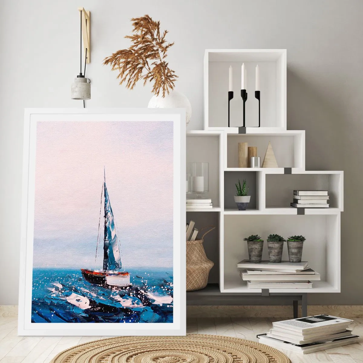 Plakat w białej ramie - Braterstwo wiatru - 40x50 cm