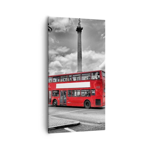 Obraz na płótnie - Prawdziwy krwioobieg miasta - 55x100 cm