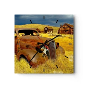 Zegar ścienny - Zasłużony odpoczynek - 40x40 cm