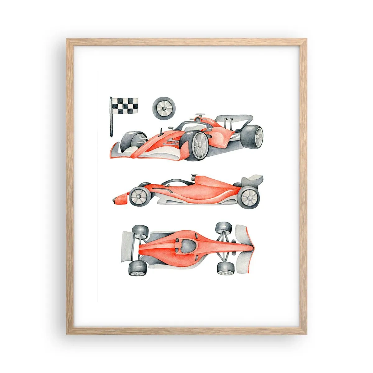Plakat w ramie jasny dąb - Doścignąć marzenie - 40x50 cm