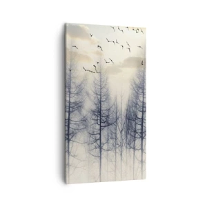 Obraz na płótnie - Duchy lasu - 45x80 cm