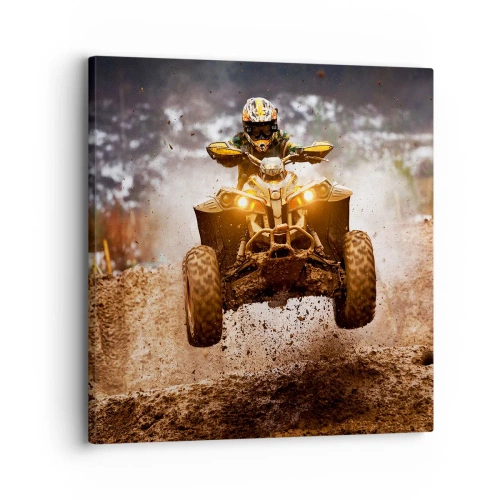 Obraz na płótnie - No risk no fun - 30x30 cm