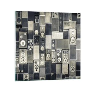 Obraz na szkle - I wszystko gra - 60x60 cm