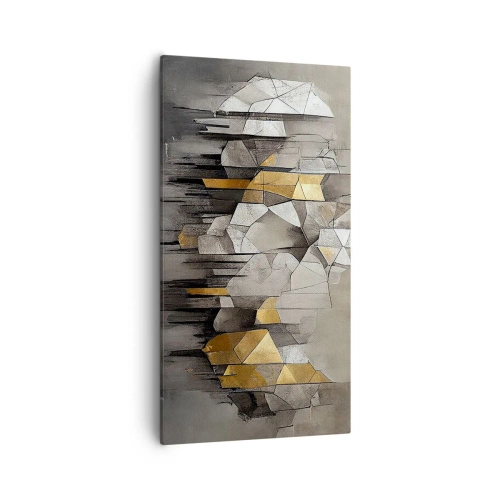Obraz na płótnie - Kompozycja z lodu i światła - 55x100 cm