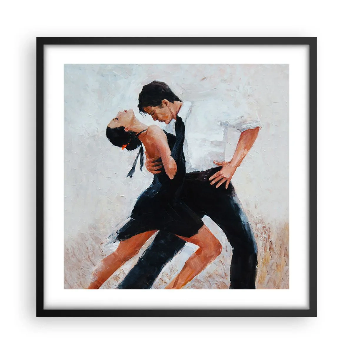 Plakat w czarnej ramie - Tango mych marzeń i snów - 50x50 cm