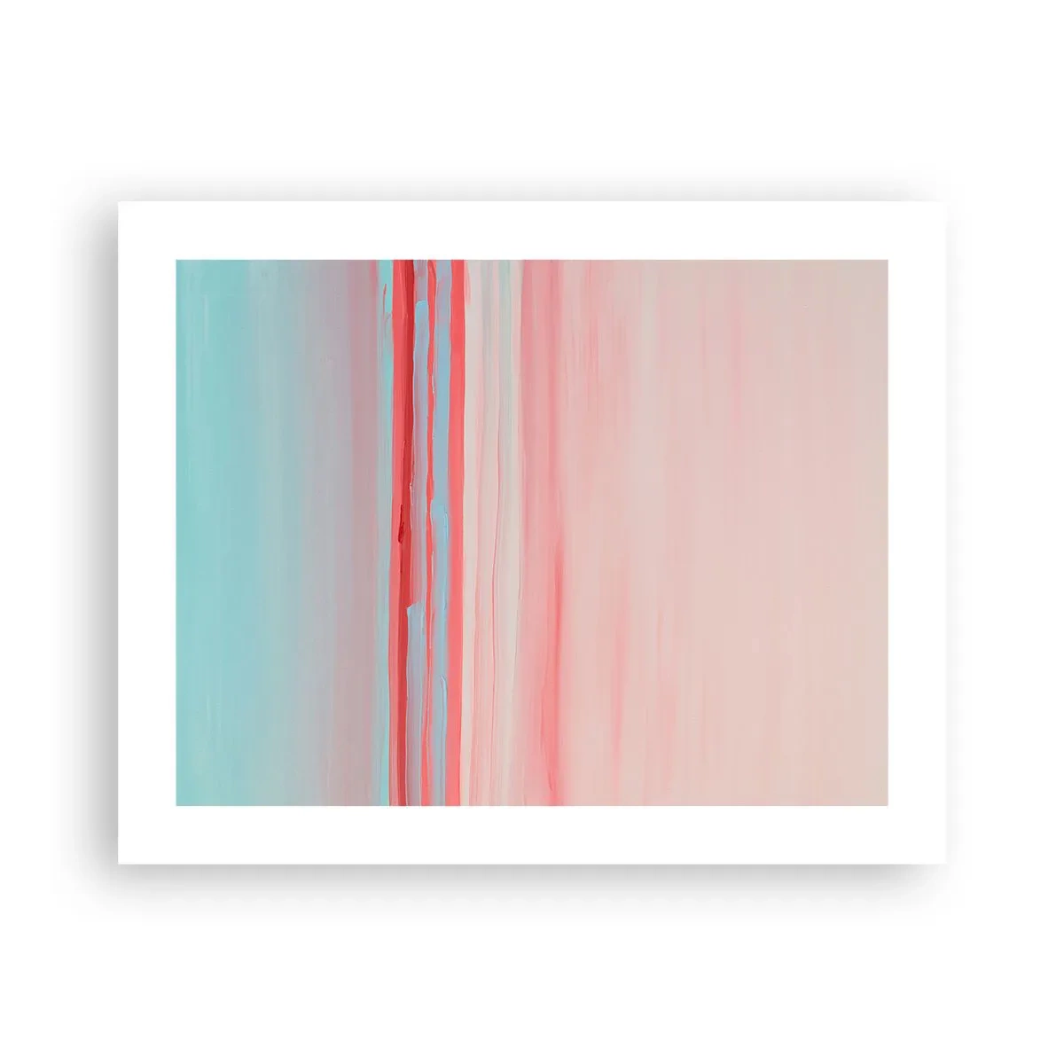 Plakat - Abstrakcja o świcie - 50x40 cm