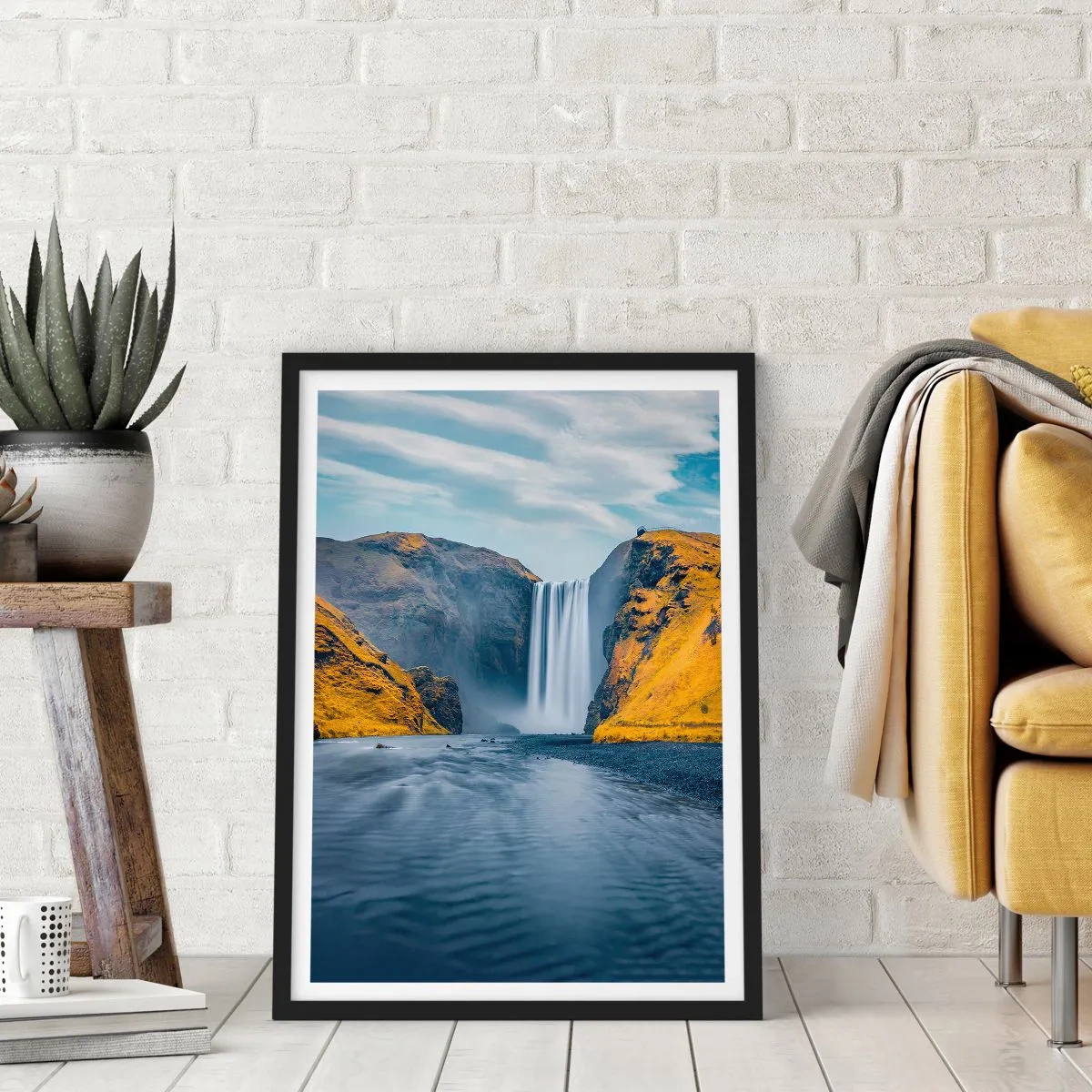 Plakat w czarnej ramie - Wieczne trwanie, wieczny ruch - 61x91 cm