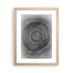 Plakat w ramie jasny dąb - Znak czasu - 30x40 cm