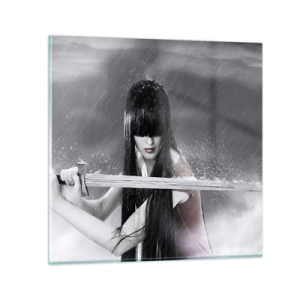 Obraz na szkle - Piękna i niebezpieczna - 70x70 cm